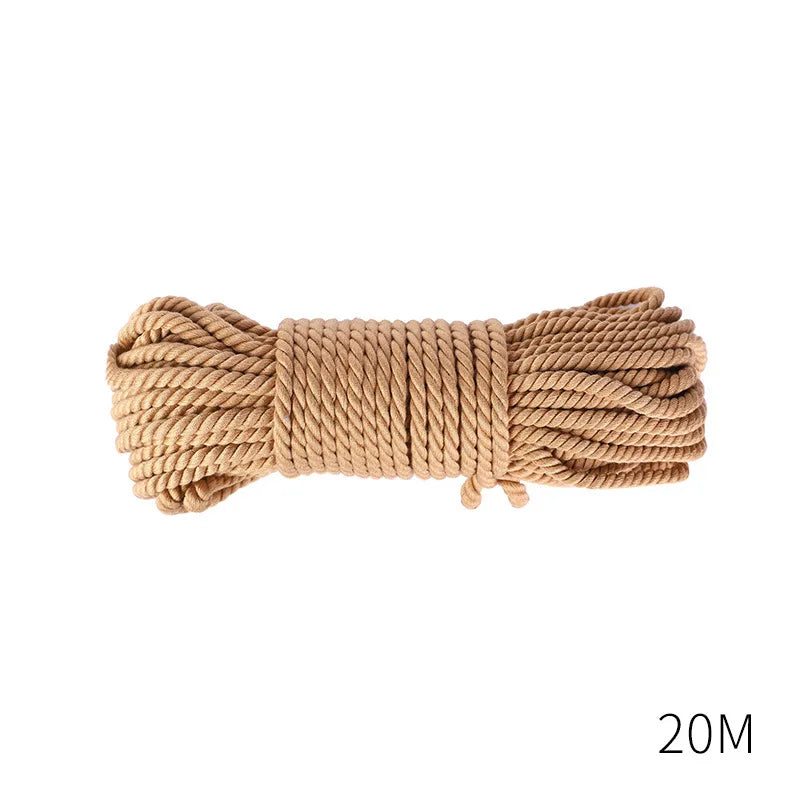 20M Sex Cotton Rope BDSM Restraint Slave Sex Toy Couple Restraints Sexope Adult 18+ Game Sextoy Handcuff Ankle Cuffs Toy Kits