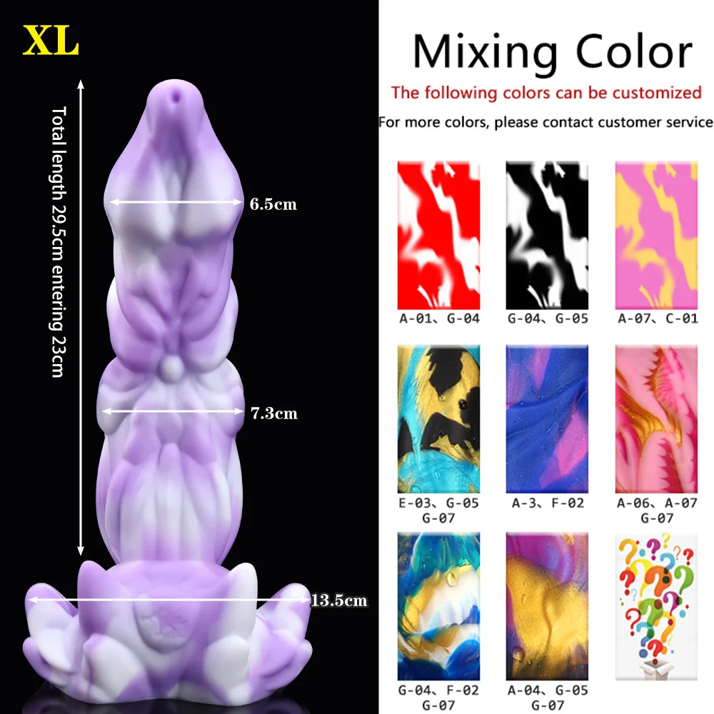 Nothosaur Yvon Dildos Huge Penis Sexy toy Anal Dildos for Women Man Silicone Soft Anal Prostate