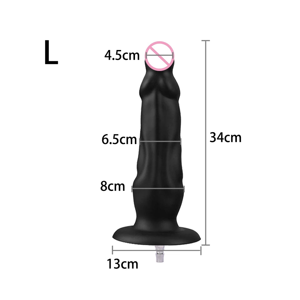 ROUGH BEAST Sex Machine Dildos Attachments Big Flesh Dildos For Vac-u-lock Love Machine Suitable for All Machines In The Shop