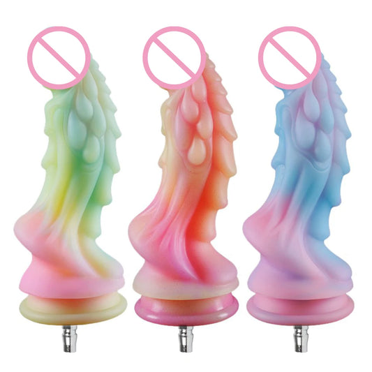 ROUGH BEAST Silicone Dildo Attachment for Vac-U-Lock Sex Machine Anal Plug Accessories Masturbation Machine Automatic Sex Toys