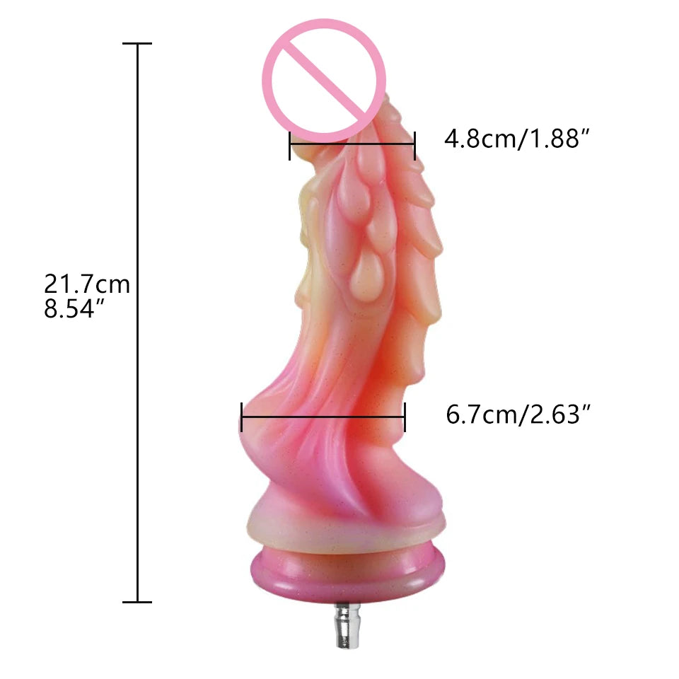 ROUGH BEAST Silicone Dildo Attachment for Vac-U-Lock Sex Machine Anal Plug Accessories Masturbation Machine Automatic Sex Toys