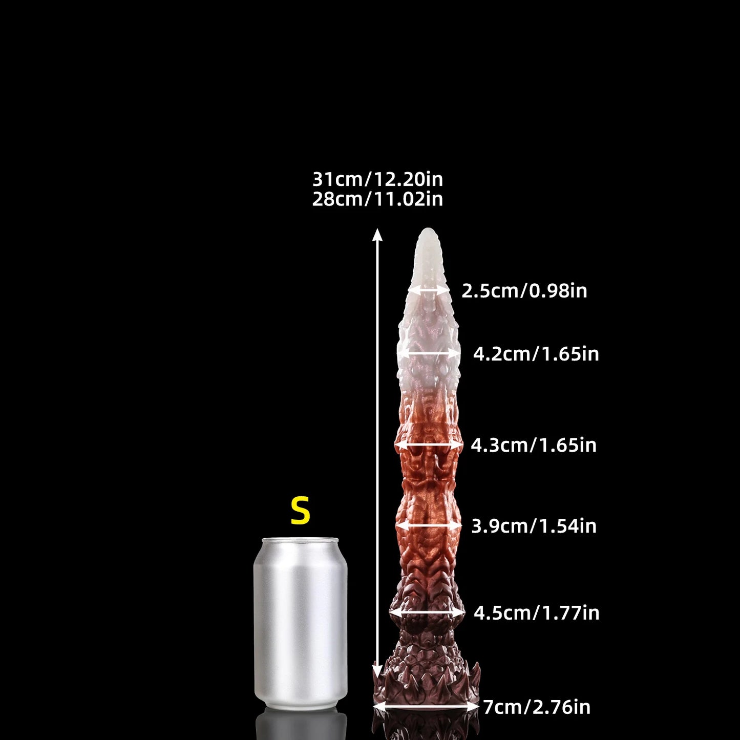 Nothosaur Meo's Ridge Adult Masturbation Toy Realistic Dog-Shaped Dildo Super Long Sex Barb for Male Female Fantasy Orgasm