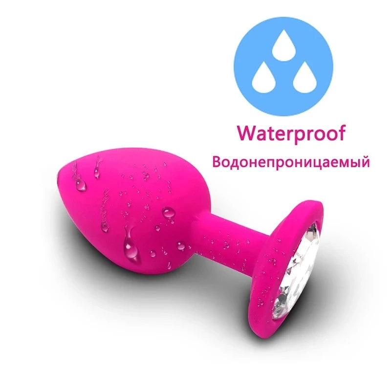 3 Size Silicone Butt Plug Anal Plug Prostate Massage Stimulator Anal Trainer for Adult Erotic Sex Toys for Women Men Gay Couples