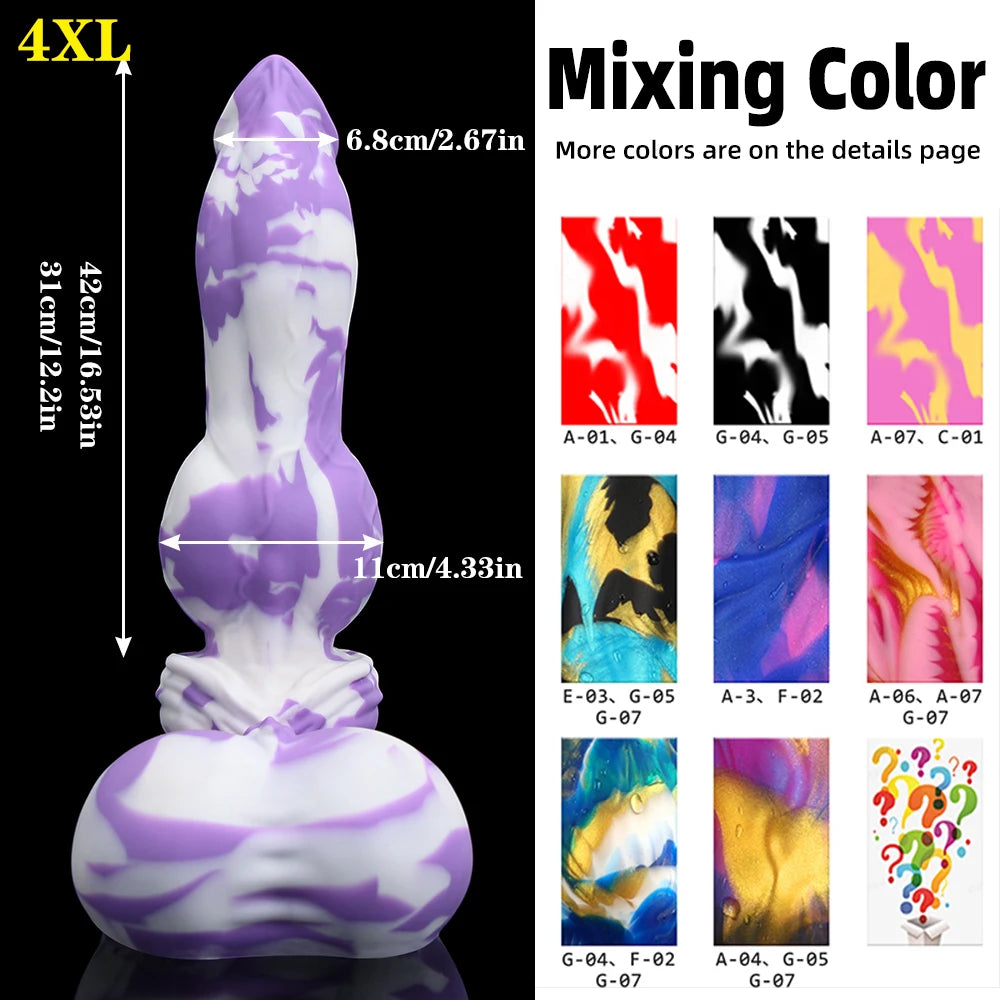 GRAEMEN Giant Knot relic Silicone S-XL 14.9 IN