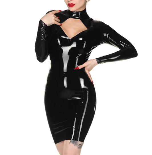 ASHBURN Latex Catsuit Rubber Gummi One-Piece Attract Dress Fantastic Sexy Customize .4mm