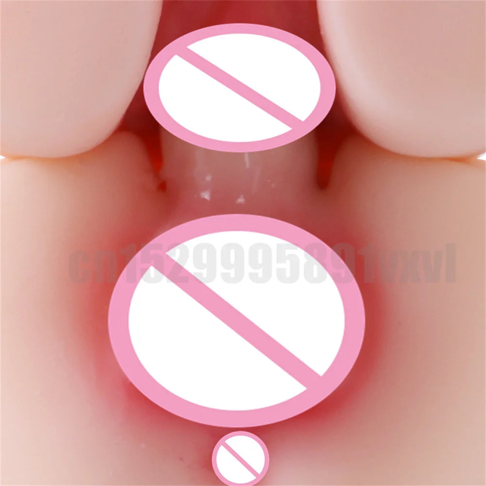 Adult Toys Mini Sex Doll Torso Masturbator For Man Pleasuring Realistic Dildo Penis Sexy Anal Hole Male Female Masturbation Tool