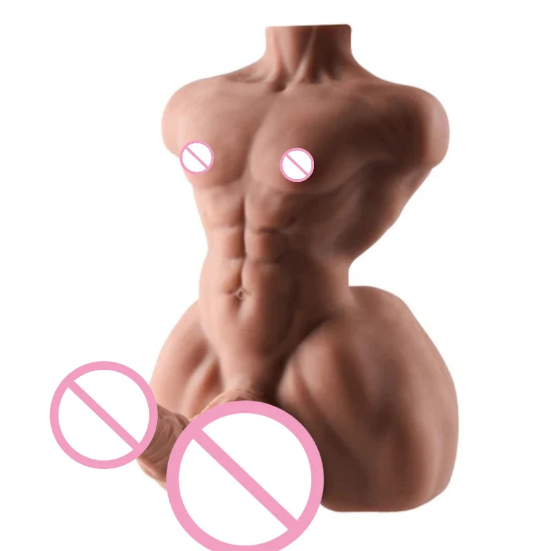 Arthur Torso Sexy Doll with Horse Dildo Universal Sex Toys Adult Toy Perfect Tits Sexy Doll Sex Torso Sex Toys for Man 18+