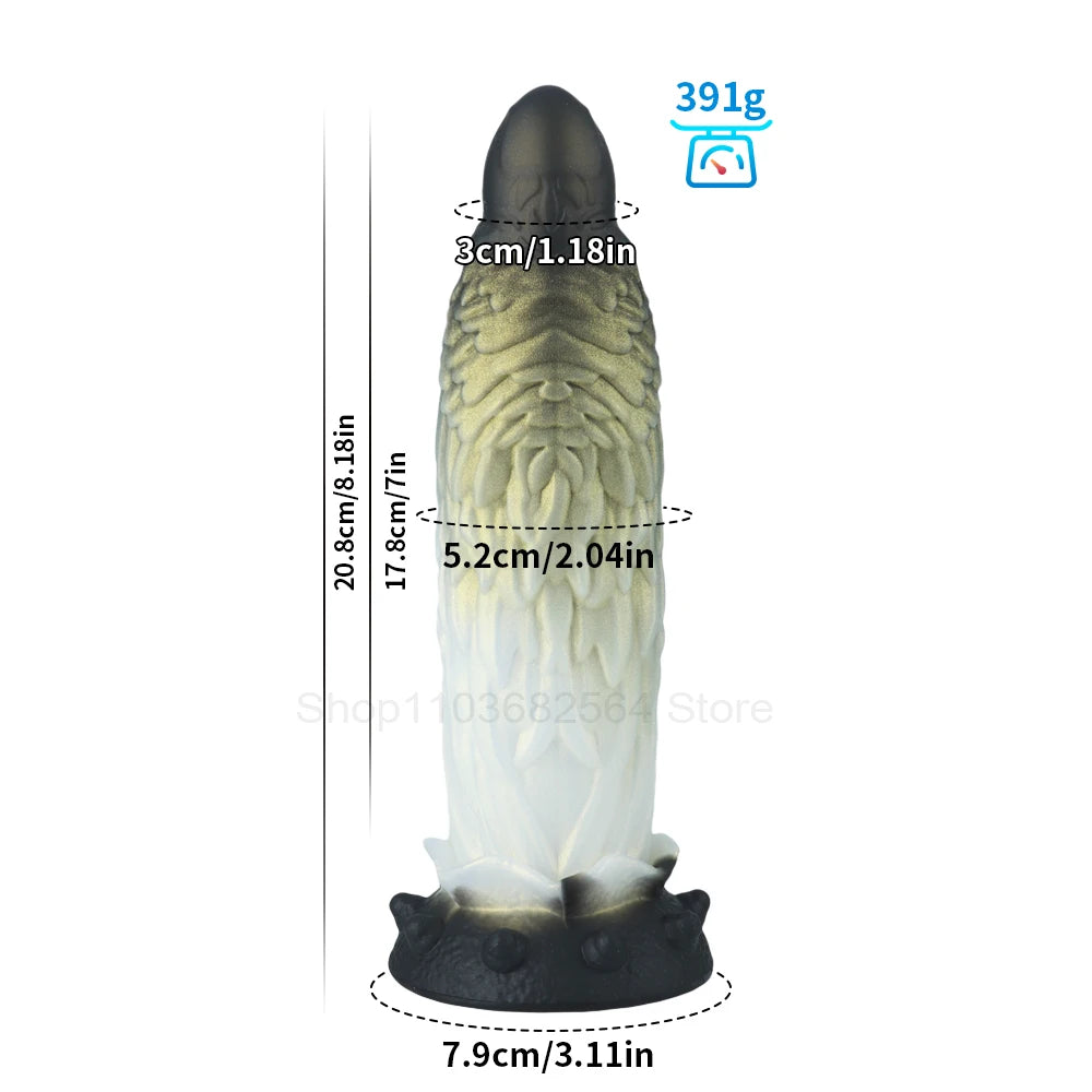 Monster Anal Plug Dildo With Suction Cup Silicone Alien Anal Plug Huge Anal Dildos for Men Women Big Butt Plug Anal Sex Toys 18+