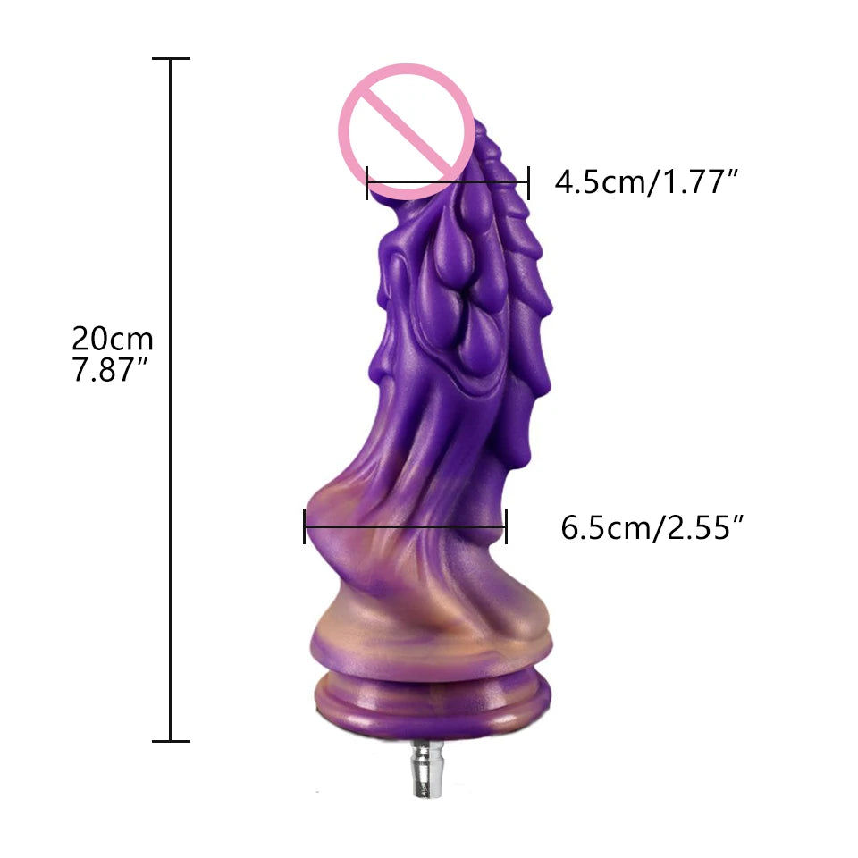 ROUGH BEAST Silicone Dildo Attachment for Vac-U-Lock Sex Machine Anal Plug Accessories Masturbation Machine Automatic Sex Toys