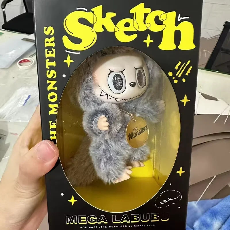 High Quality LBB Plush Toys Skullpanda Mokoko Zimomo Halloween LBB Keychain Doll Christmas Gift Keyring Toy Replica Gift