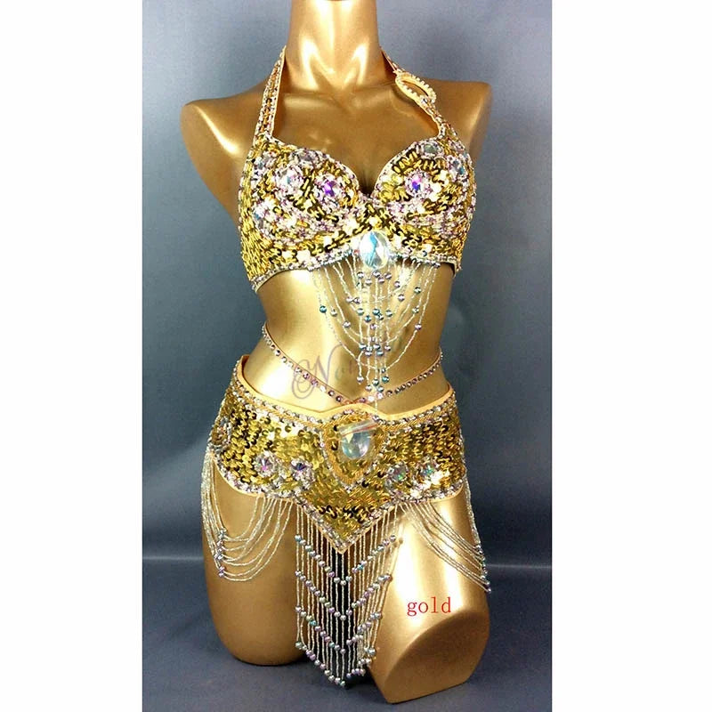 Crystal Beads Tassel Fringe Sequin set