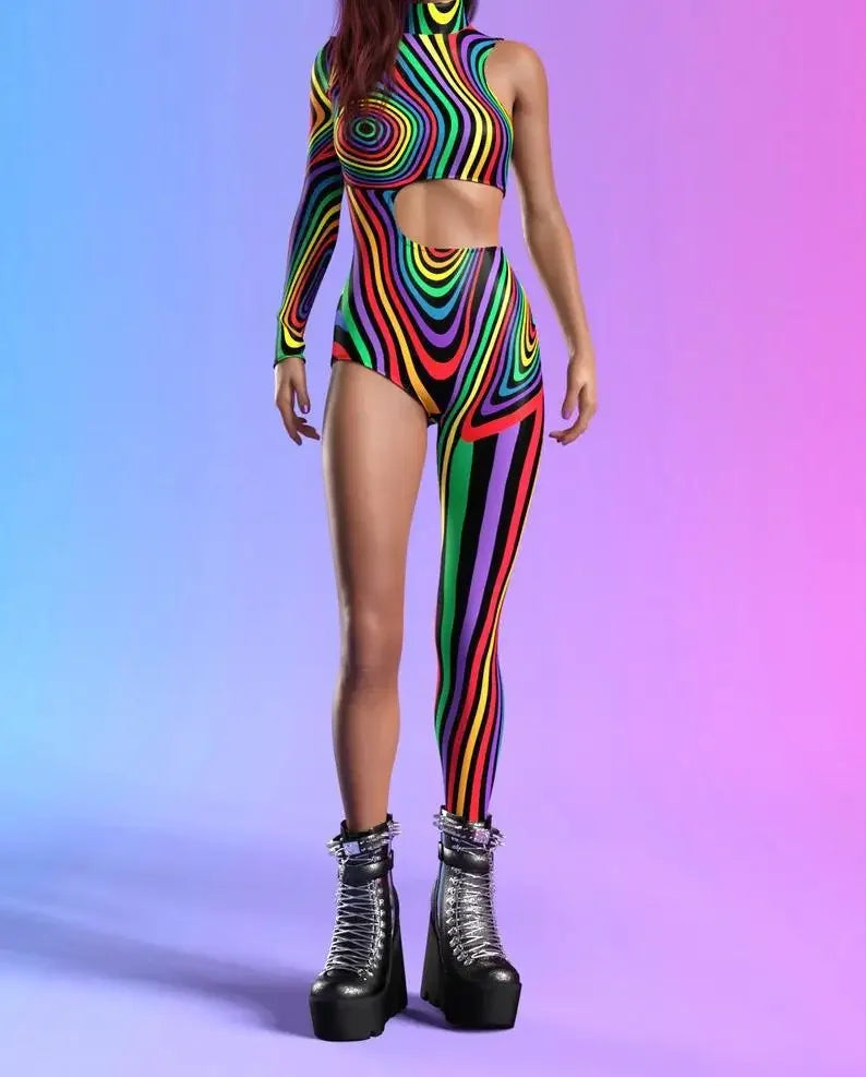 3D Digital Printing Adult Tights Jumpsuit Cosplay Sexy Costumes for Women Party Carnival Outfit 2025 Halloween New Customized