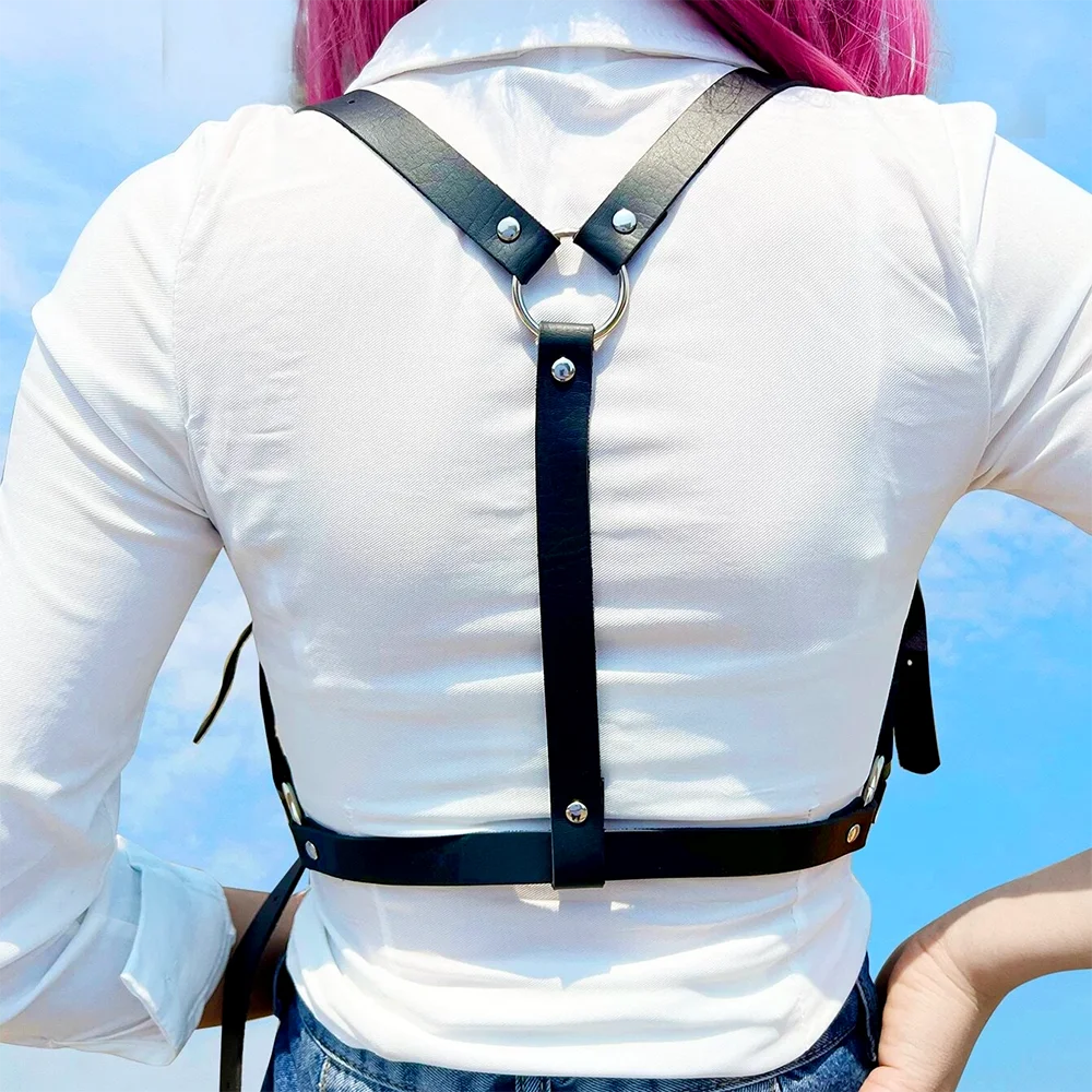 Women Fashion Harness Belt Decorative Harness Straps Suspenders for   Women harajuku Waist Belt Gothic Clothing Accessorie