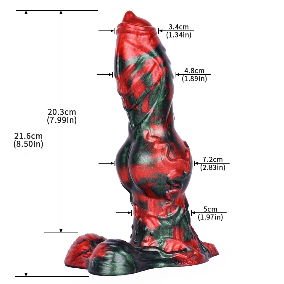 ROUGH BEAST Colorful Dildo for Quick Plug/Vac-u-lock Sex Machine Silicone Dildo Anal Plug Adult SM Game for Women and Men