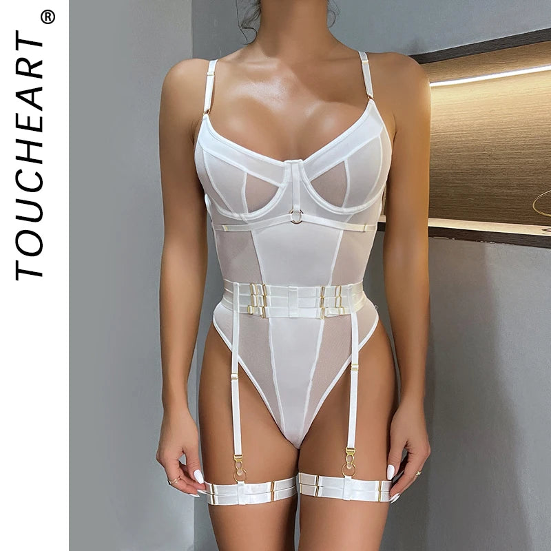 Women's Lingerie Set Sexy Lingerie Super Hot Attractive Chest Suspenders Lingeries for Woman Women's Event Underwear Lace Bra