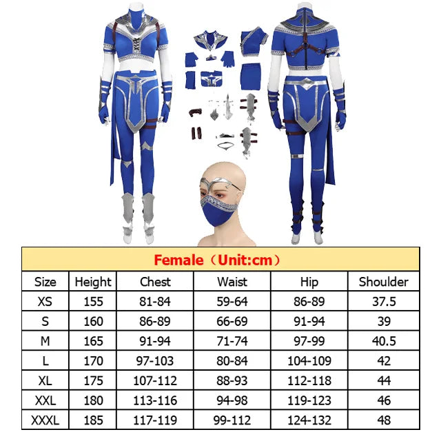 Kitana Mileena Katana Cosplay Game Mortal Cos Kombat Jumpsuit Mask Costume Women Swimsuit Bikini Halloween Carnival Party Suit
