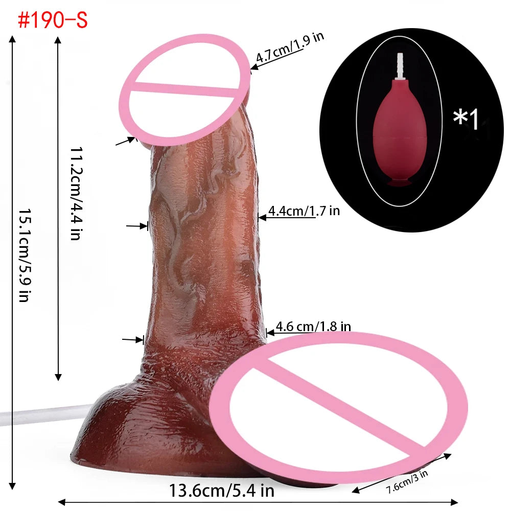 ASHBURN FLOOD RITE – Realistic Squirting Dildo
