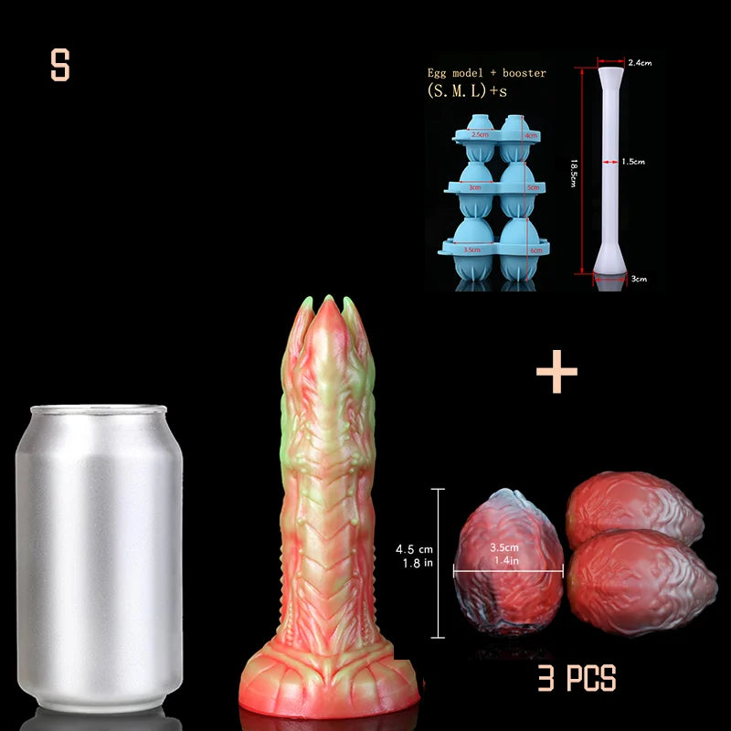 Soft Sex Toys Plug Ovipositor Lay Eggs Dildos Penis Masturbation Cup Vaginal balls Buttplug Masturbators