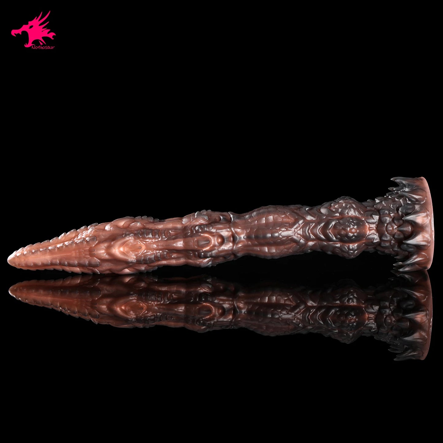 Nothosaur Meo's Ridge Super Long Dragon Shaped Dildo Fantasy Barbed Vibrating Adult Sex Toy for Orgasmic Masturbation