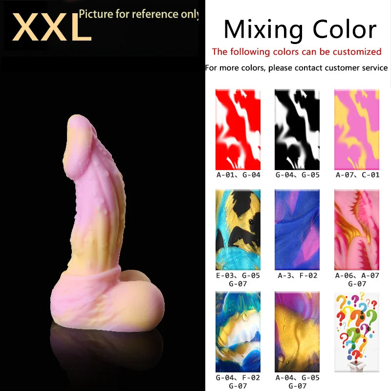 CANON Huge ALIEN Fantasy Dildo CURVY AND THICK MINI-XXL