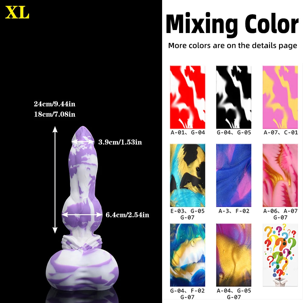 GRAEMEN Giant Knot relic Silicone S-XL 14.9 IN