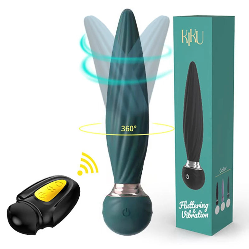 360 Remote Control Rotating Plugue Anal Vibrador Dildo Silicone Prostate Massager Anal Butt Plug Dilator Sex Toys For Women Men