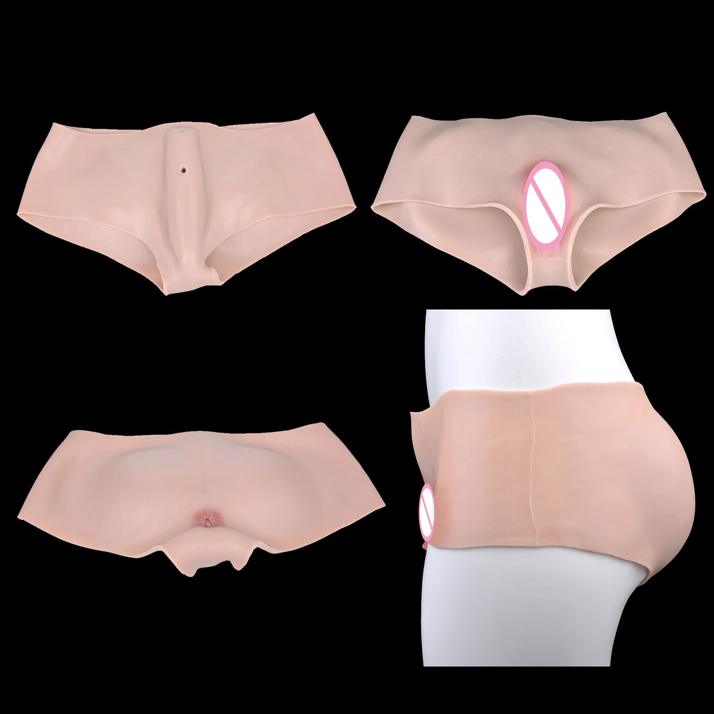 ASHBURN VOID SKIN-CORE – Insertable Femme Briefs with Gaff (MALE) Concealment