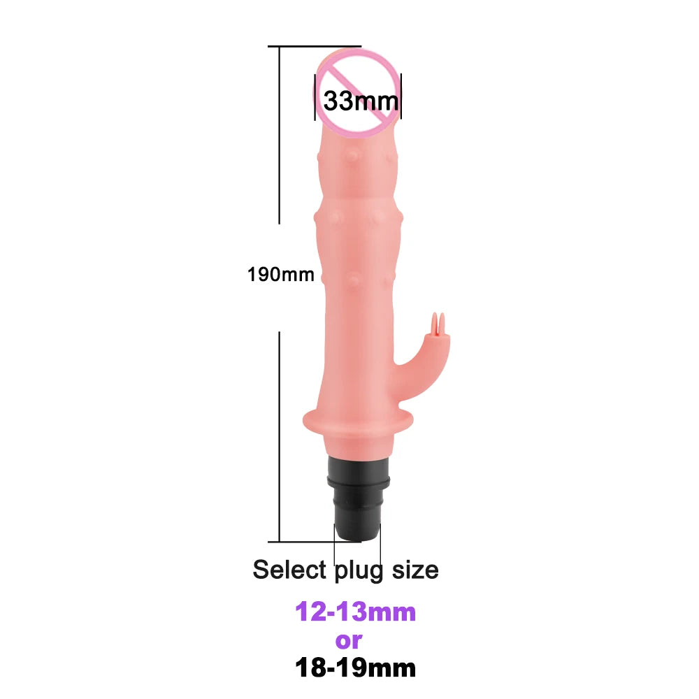 Massage Gun Heads vibration dildo penis adult sex toys silicone head VIBRAT for Fascia gun percussion Vibrators for Female Man