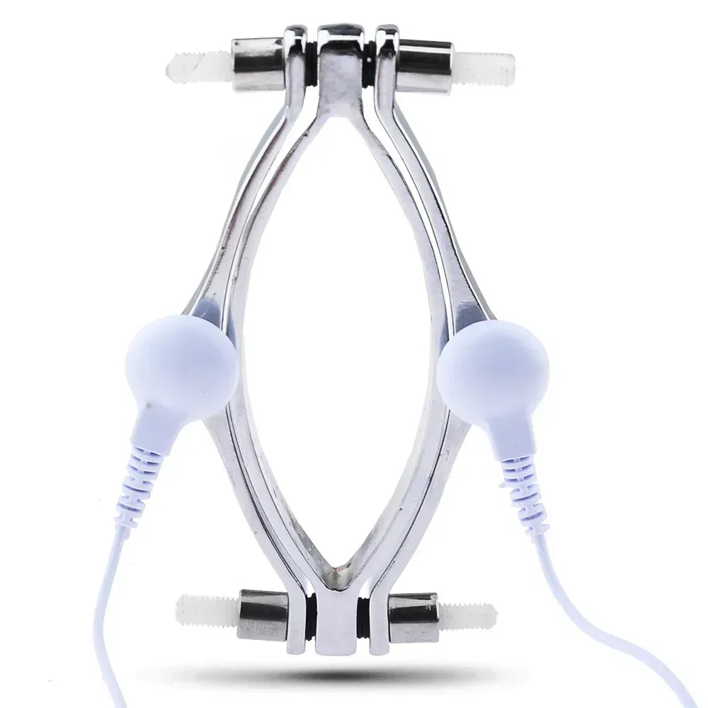BDSM Bondage E-stim Clitoris Clips Electro Penis Stimulation Sex Toys For Couples Electric Shock Nipple Clamps Breast Massager
