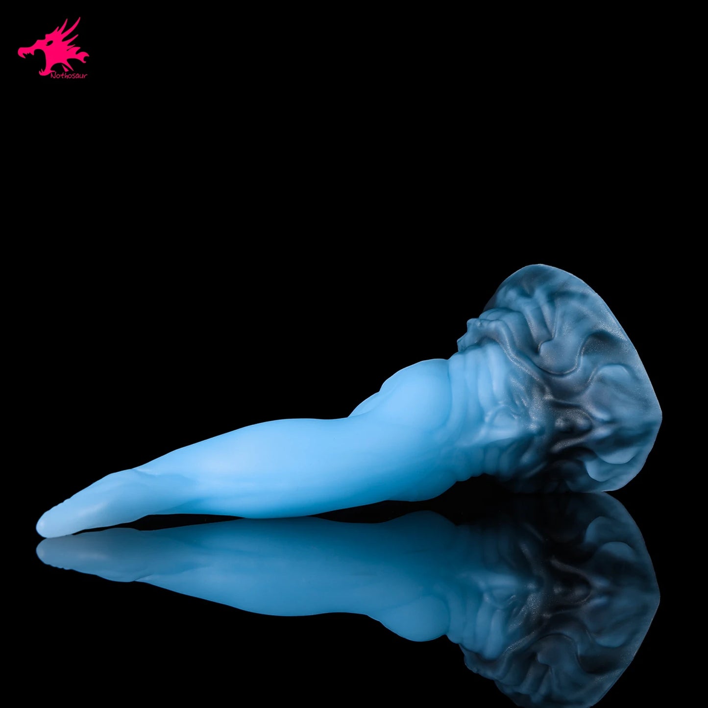 35CM Blue/Black Silicone huge small-xl monster