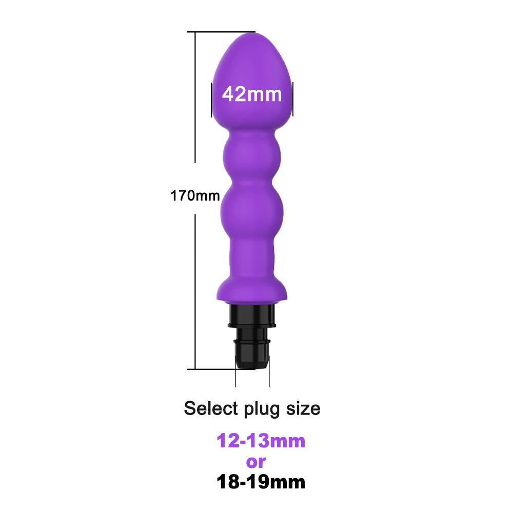Massage Gun Heads vibration dildo penis adult sex toys silicone head VIBRAT for Fascia gun percussion Vibrators for Female Man