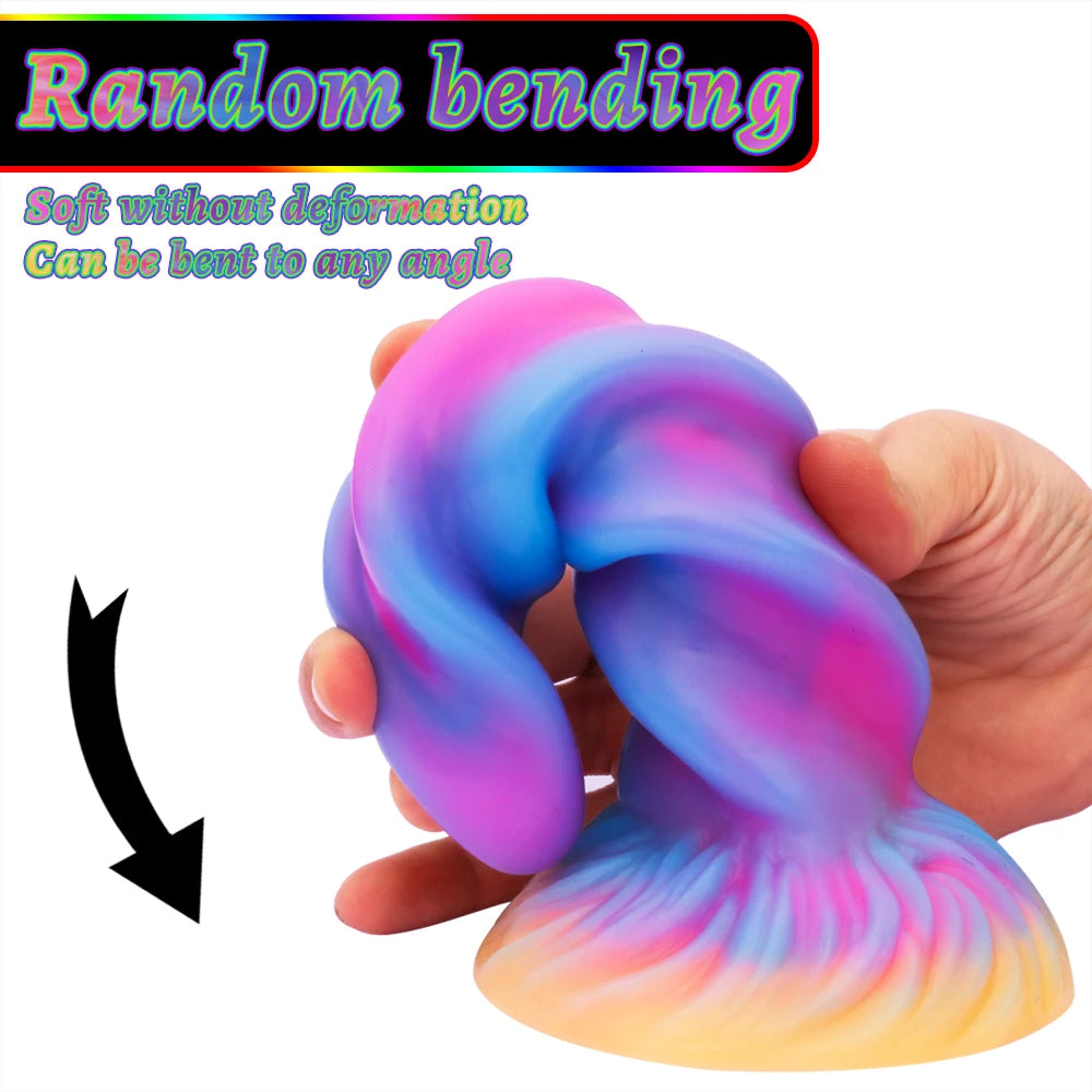 ASHBURN 6.9 Threaded Monster Dildo