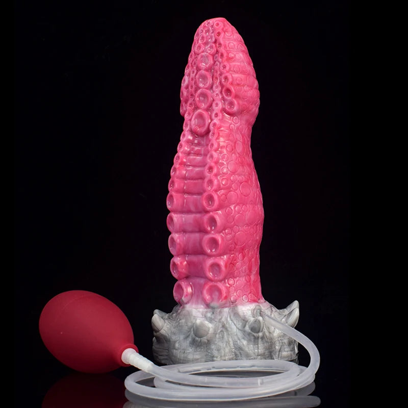 Ashburn Soft Silicone ButtPlug Tentacle Fantasy Dildo Squirting Sex Toy For Adult 18+ With Many Small Sucker Octopus Flirt Massager