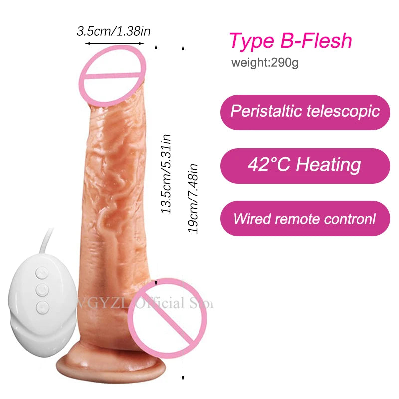 Huge Soft VIBRATING  Heating Realistic RELIC