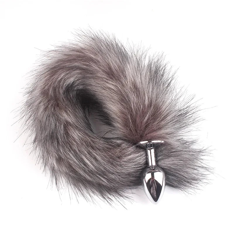 Sexy Foxtail Anal Plug Role Play BDSM Sex Toy Men's Prostate Massager Female Male Anal Plug 18+ Couple Flirting Adult Game Props