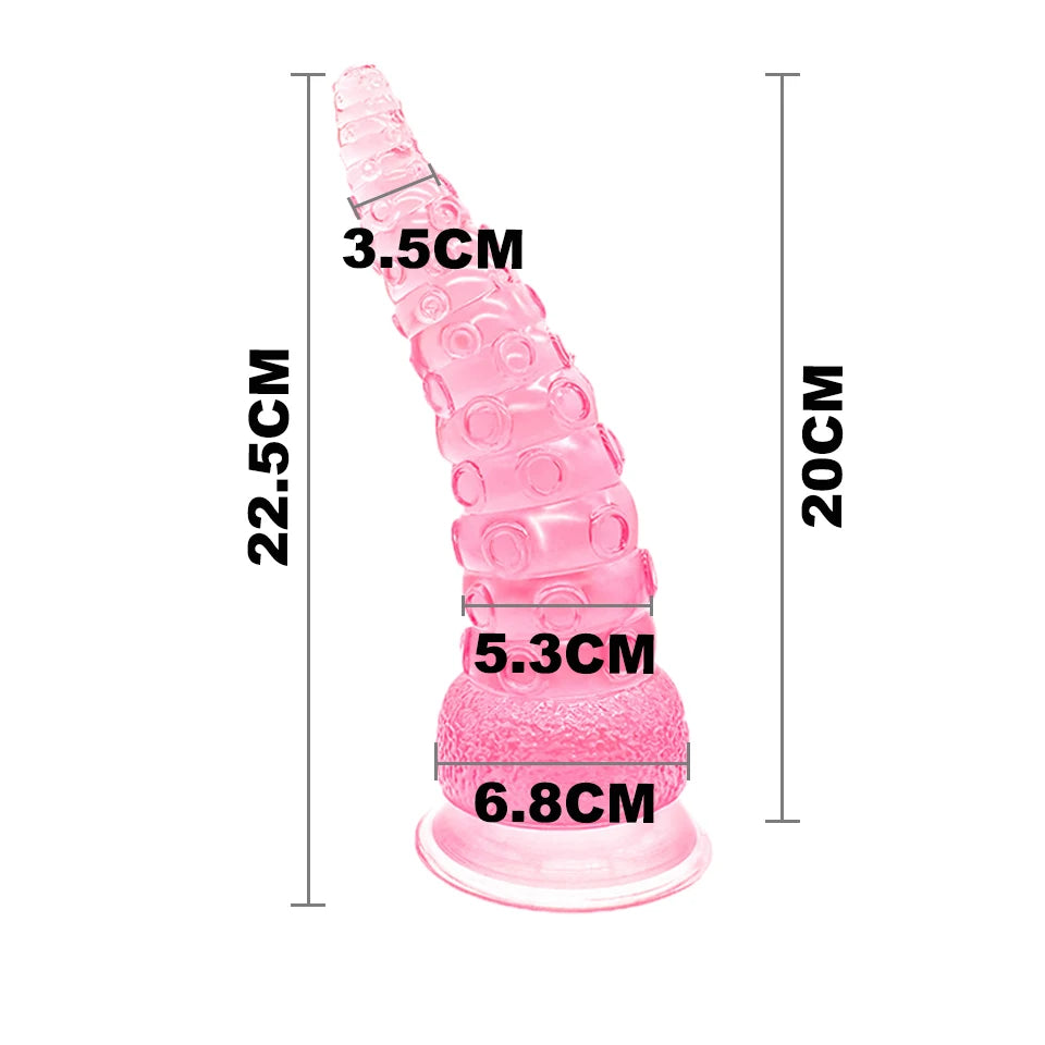 ROUGH BEAST Colorful Octopus Tentacle Vac u Lock Attachment for Men and Women with Masturbation Device Anal Plug Sex Products