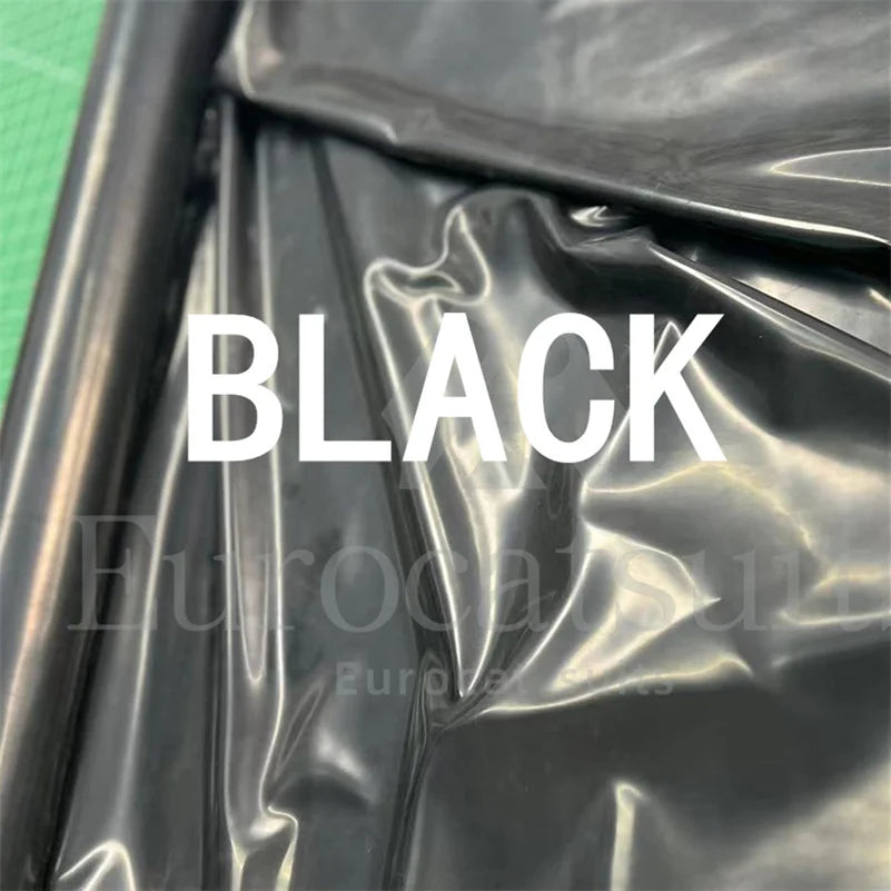 customized Latex Trousers for Men with 3D Crotch and 3D Hip Cut Double-Zippered for Convenience handmade