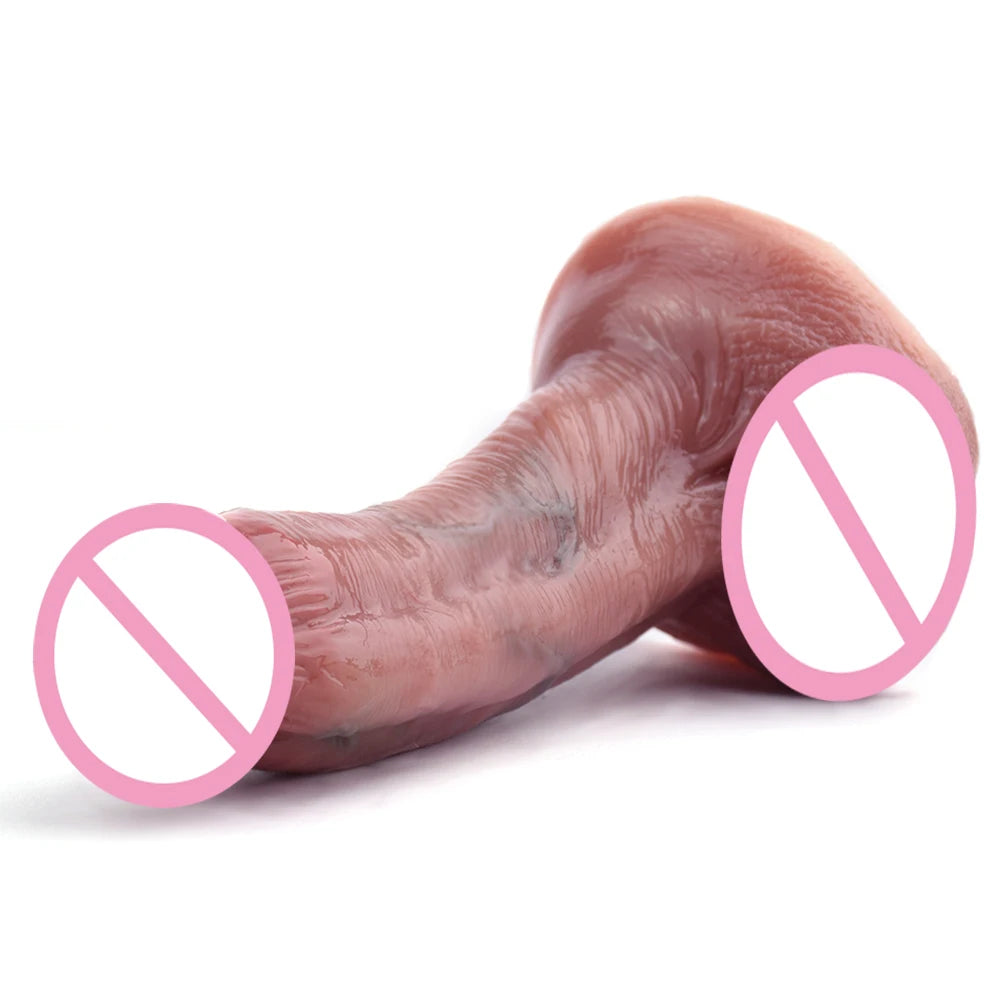 ASHBURN Lifelike Penis Silicone Realistic Dildo with Suction Cup Sex Toys For Women Anal Plug Adult Products Masturbator