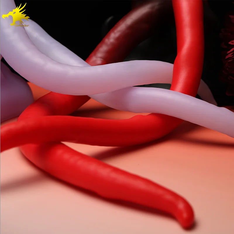 Tentacle Dildo Color Silicone Sex Toys Realistic Octopus Fake Penis Adult Fantasy Anal Plug Holder Masturbation Massag