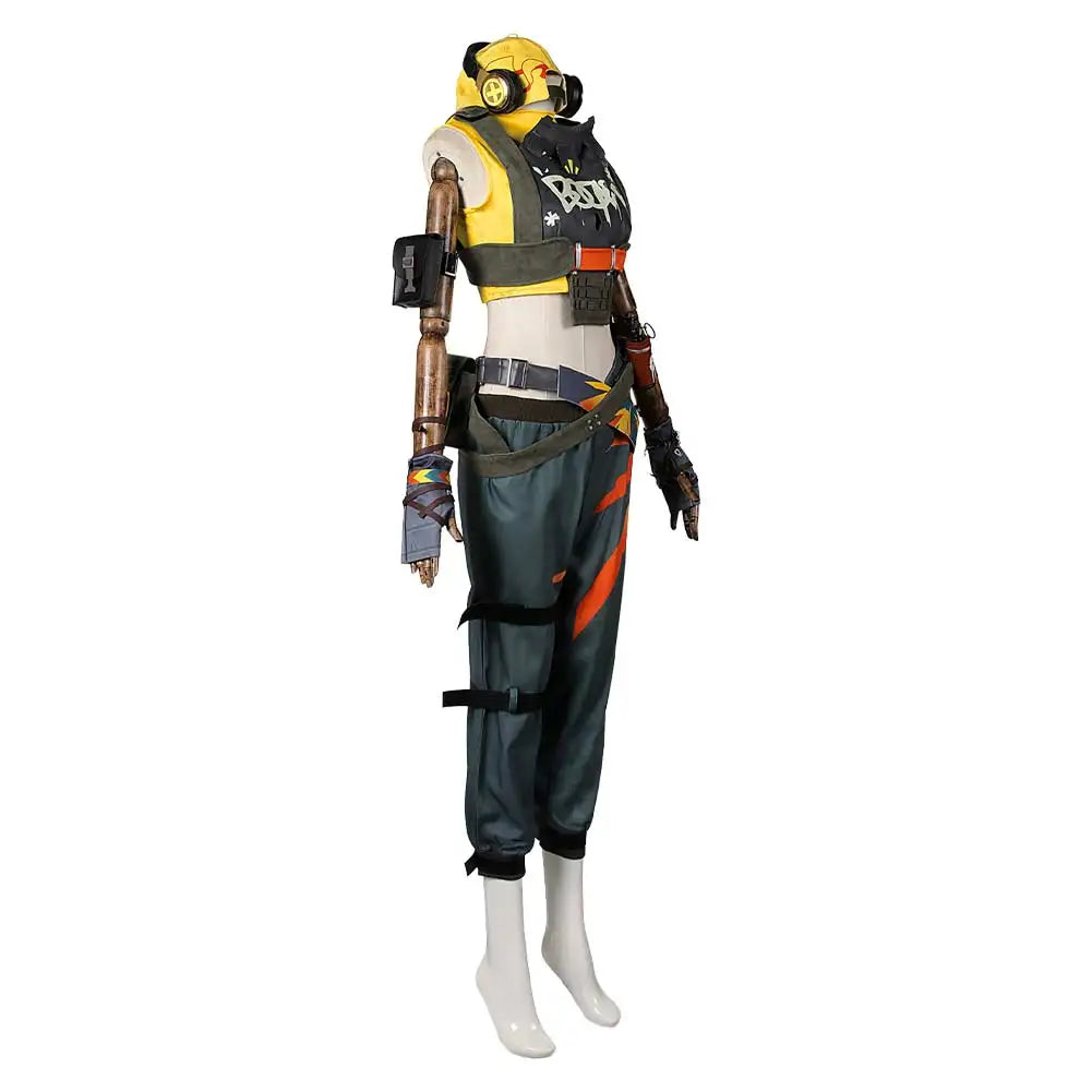 VALORANT Disguise Raze Cosplay Costume Adult Hat Shirt Pants Headgear Vest Outfits Halloween Carnival Party Game Roleplay Suit