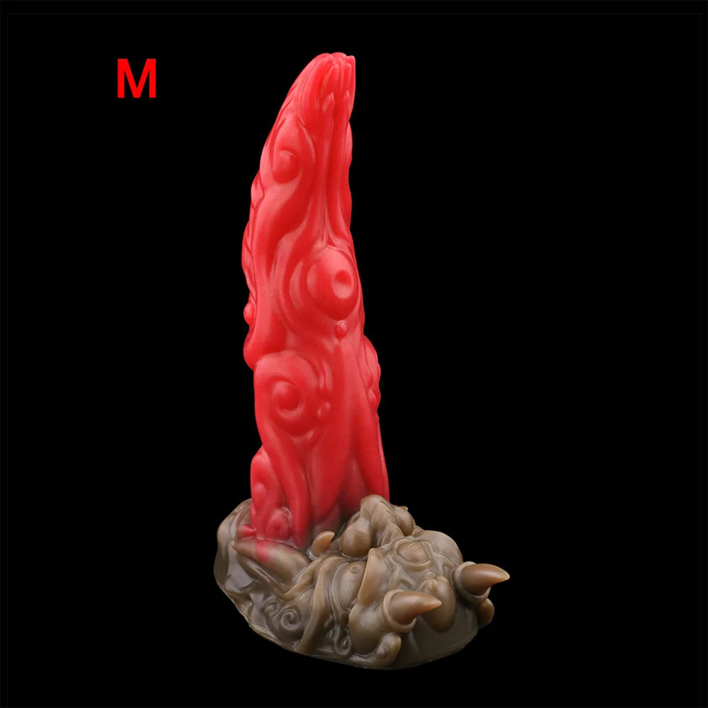 YESBUY Silicone Alien Dildo Monster Anal Plug Sex Toy Textured Penis Male Prostate Massager Adult Female Anus Vaginal Stimulator