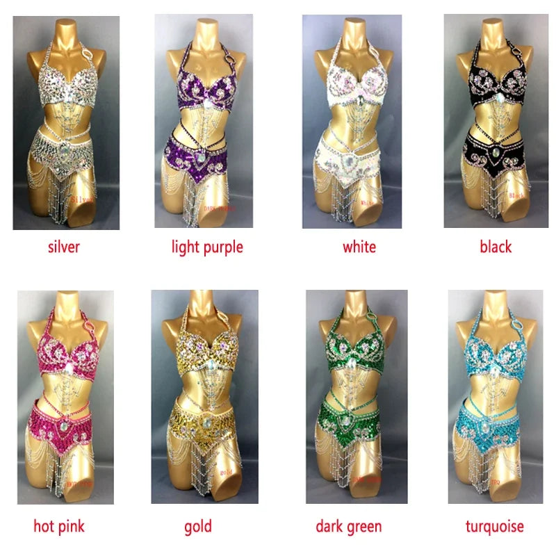 Crystal Beads Tassel Fringe Sequin set