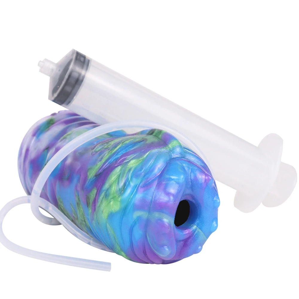 ASHBURN Silicone variety Fantasy MONSTER Realistic Ejaculation Pussy Male Masturbator Squirting Liquid Silicone Sex Toy For Men