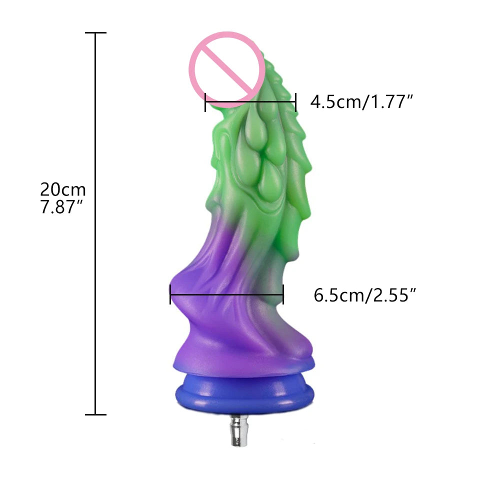 ROUGH BEAST Silicone Dildo Attachment for Vac-U-Lock Sex Machine Anal Plug Accessories Masturbation Machine Automatic Sex Toys