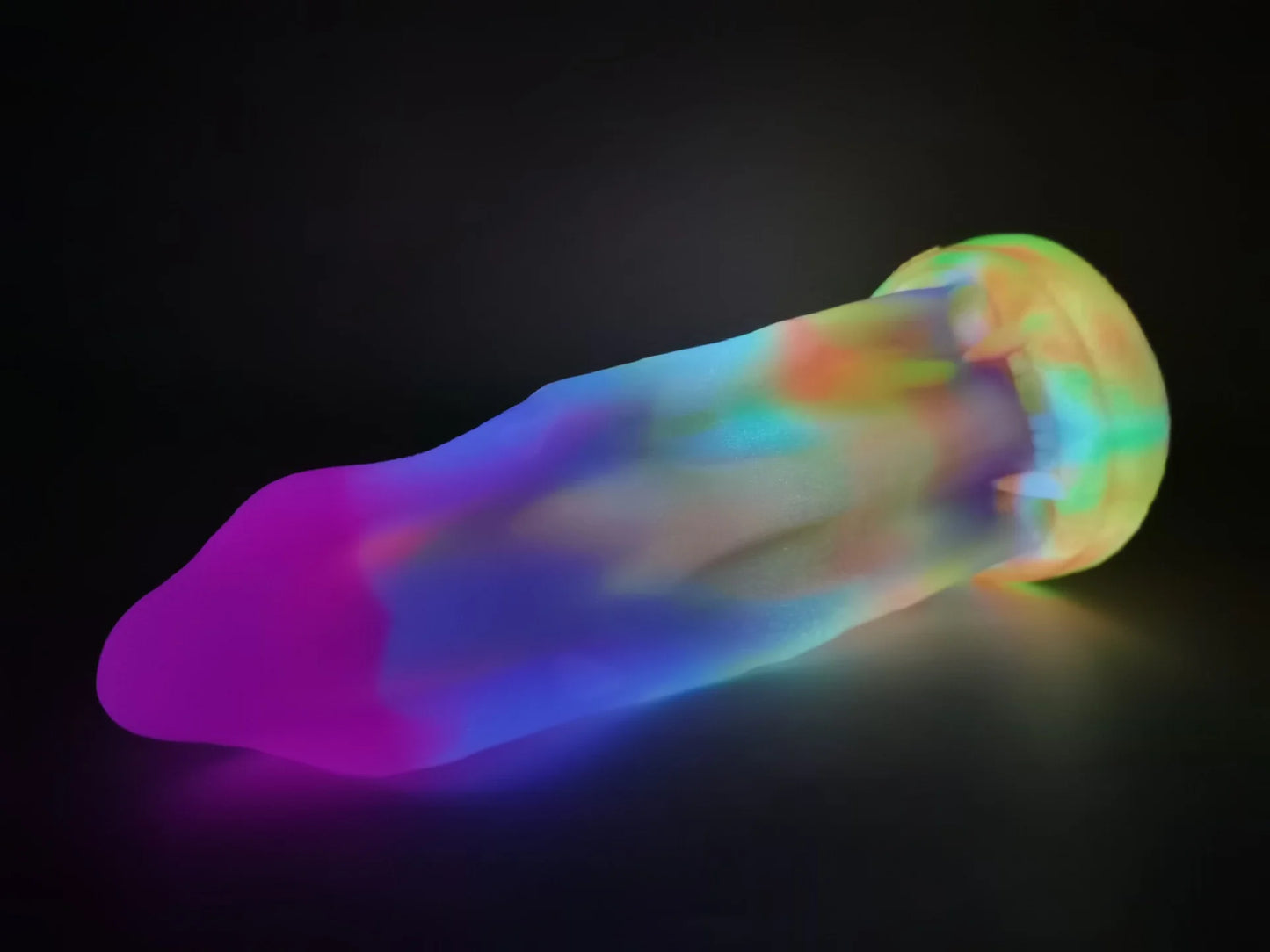 ASHBURN ROUGH BEAST Luminous Dildos for Vac-u-lock Sex Machine Dildo Glow In The Dark Night Color Fluorescent Dildos for Women Anal Toy