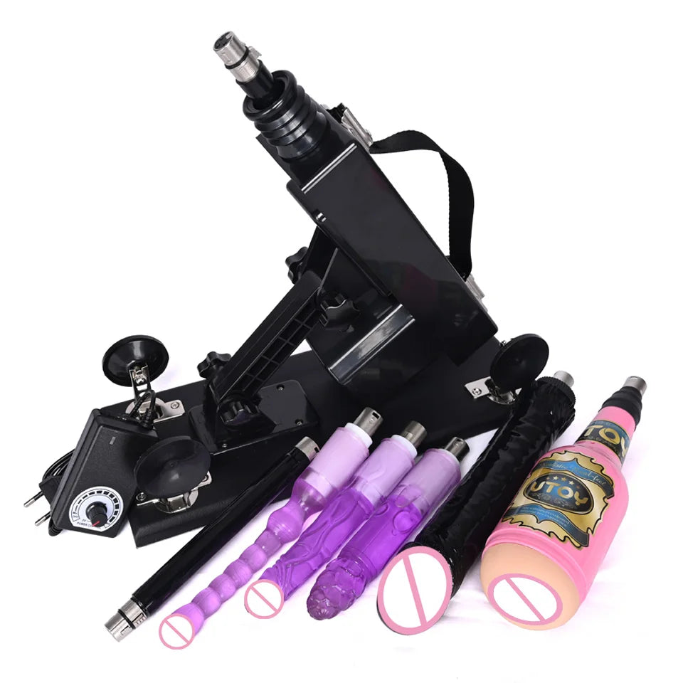 ASHBURN 3XLR Connector Sex Machine for Women and Men with Dildo Attachment Automatic Masturbation Machine Sex Toys Products