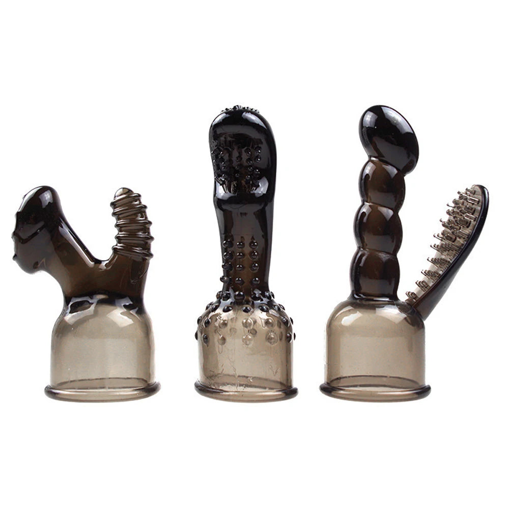 Vibrator Accessories AV Stick Head Cover Magic Wand Rod Head Cap G Spot Clitoris Stimulator Massager 18 Adult Sex Toys For Women