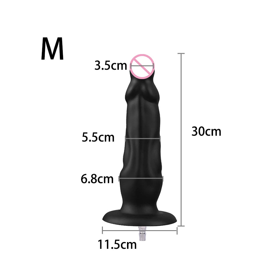 ROUGH BEAST Sex Machine Dildos Attachments Big Flesh Dildos For Vac-u-lock Love Machine Suitable for All Machines In The Shop