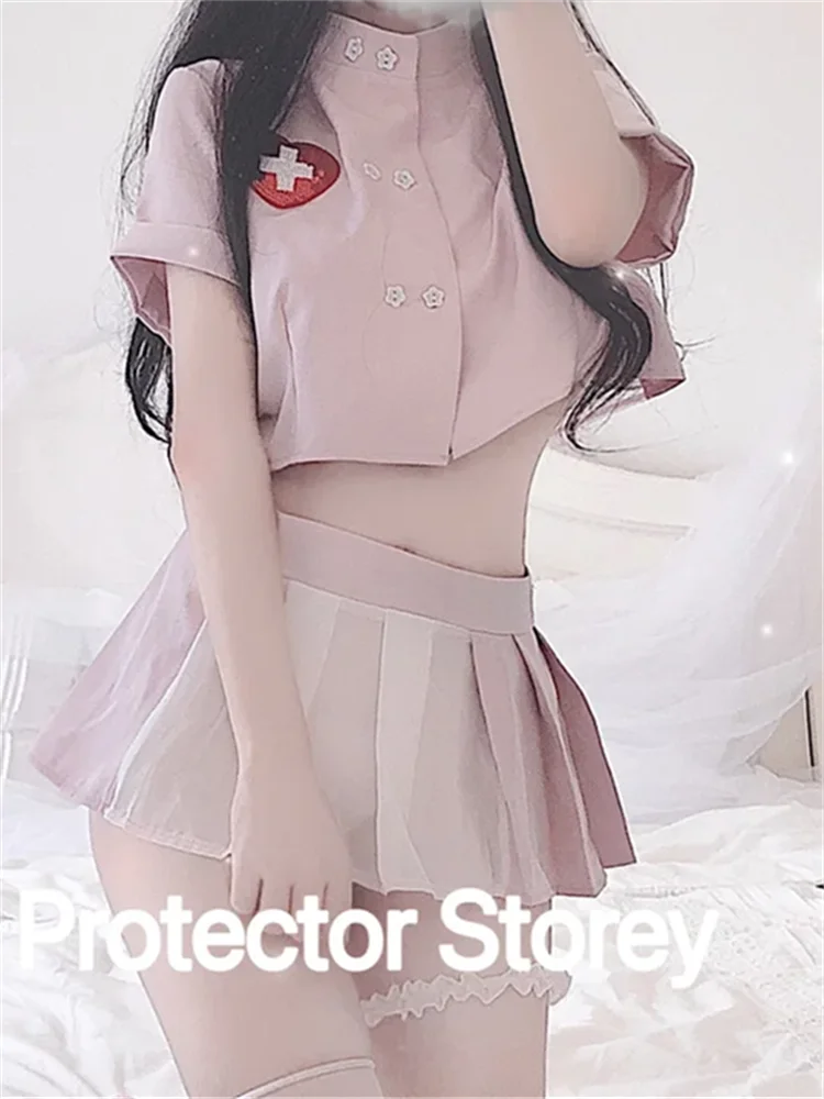 Cute Nurse Sister Sexy Cosplay Lingerie Nurse Uniform Ladies Hot Erotic Costumes Dress Women Temptation Role Play Adult Games