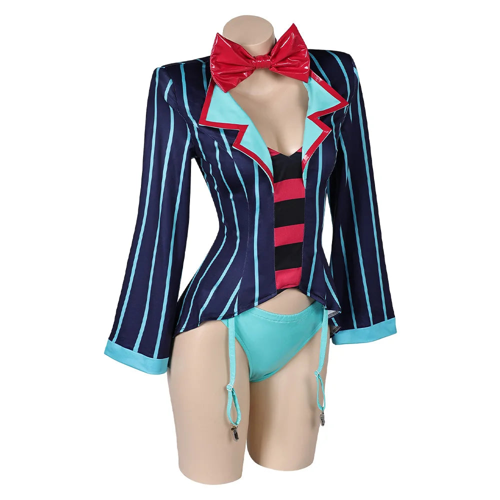 Vox Lingerie Cosplay Hat Cartoon Swimsuit Bikini Costume Tie for Women Adult Outfits Halloween Carnival Party Roleplay Suit